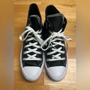 - CONVERSE Lugged Leather Chuck Taylor All Star Womens High Tops